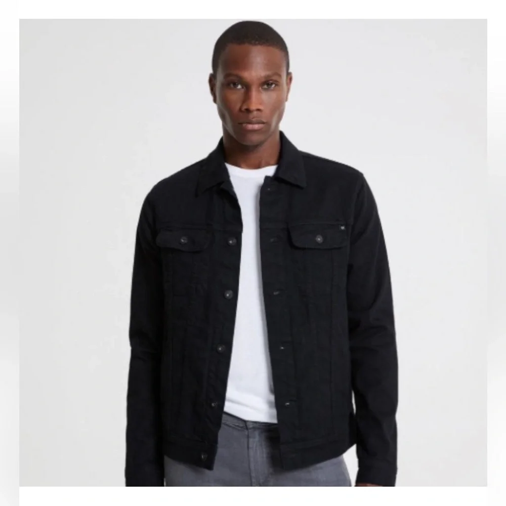 Ag Adriano Goldschmied AG Dart Jean Jacket - Deep Pitch Black